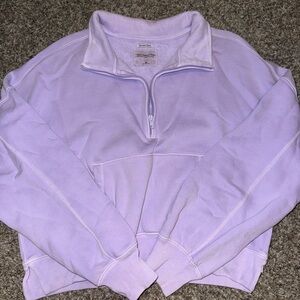 Abercrombie & Fitch Purple Zip Up